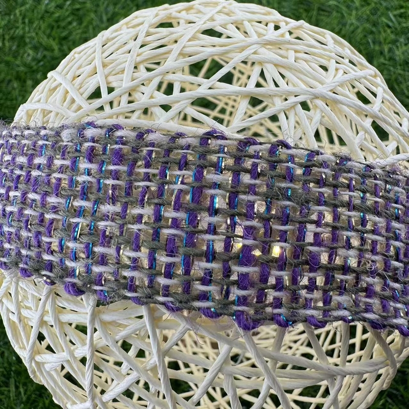 Faixa de jute de cor natural pura de jute personalizada para embalagens de presentes