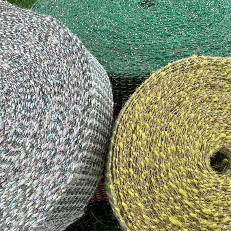 Faixa de jute de cor natural pura de jute personalizada para embalagens de presentes
